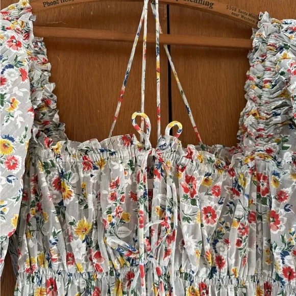 Doen Aurelia Floral Maxi Dress - Sunrise blossoms - Picture 7 of 8